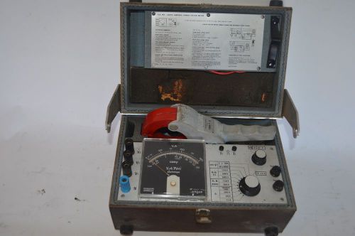 V.A. PHI - Volts, Amperes, Power Factor Meter - Vintage Electrical Testing Equip