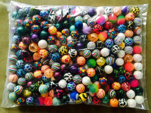1000 Premium Quality 27mm 1&#034; Assorted Bouncy Balls. Colorful RARE PIECES!