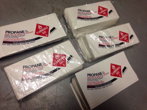Propane tank stickers labels lot of 500 for sale