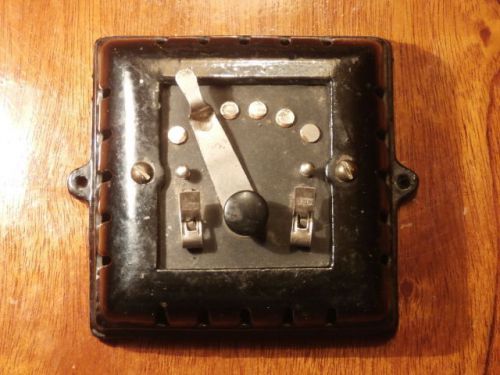 Antique Volt Meter Switch RARE Collectible Novelty  Excellent!