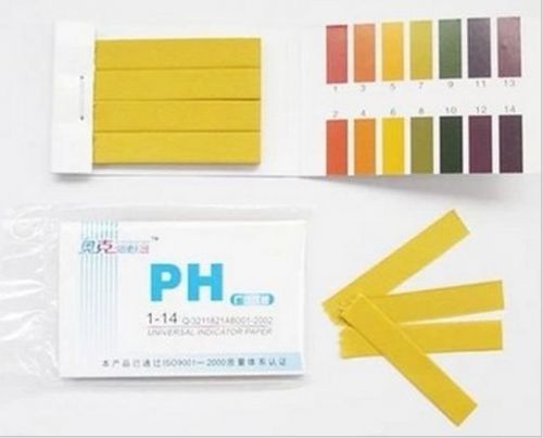160 Strips Full Range pH Alkaline Acid 1-14 Test Paper Water Litmus Testing Kit
