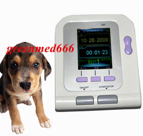 Vet Veterinary Digital Blood Pressure Monitor Patient Monitor NIBP/SPO2 w Cuff