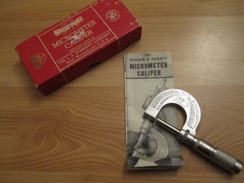 Brown and sharpe micrometer caliper NO,10S