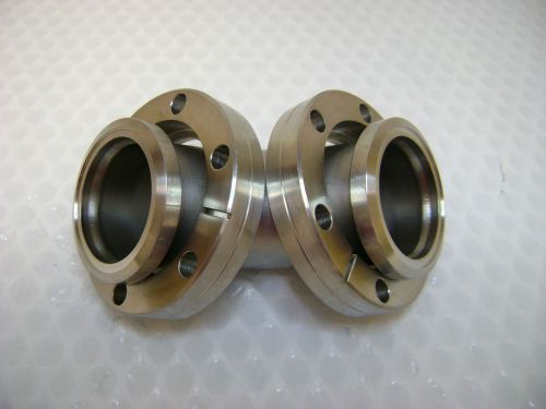 2958  Stainless Steel 90 Degree Elbow w/Rotating Conflat Flange