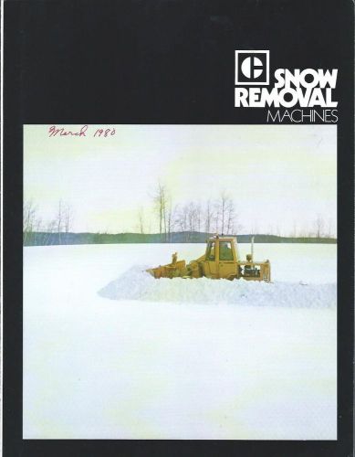 Equipment brochure - caterpillar - snow removal wheel loader config (e2116) for sale