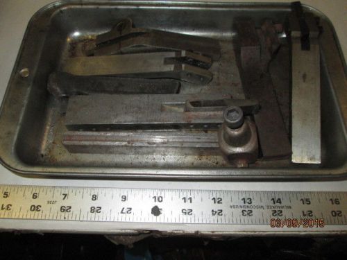 MACHINIST TOOLS LATHE MILL Lot of Machinist Lathe Tool Holders for Tool Post