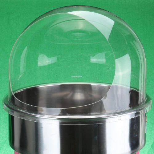 Clear Popcorn Cotton Candy Machine Floss Bubble Shield Fits 20&#034; diameter bowls