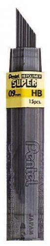 Pentel of America, Ltd. Super Hi Polymer Lead 0.9mm Hb Set of 8