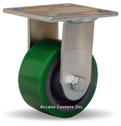 R-524-db hamilton medium duty rigid plate caster poly on cast iron wheel, 750 lb for sale