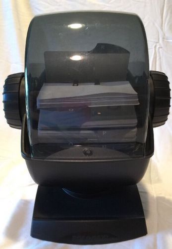 Rolodex Covered Rotary Card File on Swivel