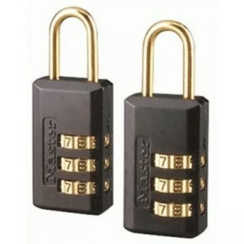 Master Lock 646T Set-Your-Own Combination Luggage Lock, 11/16-inch, 2-Pack