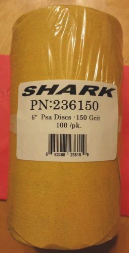 Shark 6 INCH PSA DISCS 150 GRIT 100 pack