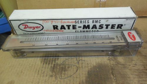 Dwyer Series RMC Rate-Master Flow Meter RMC-145 RMC145 0-10 GPM New