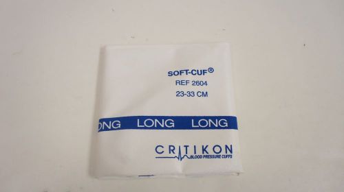 Critikon 2604 Soft-Cuf Blood Pressure Cuff 23-33cm Long Adult