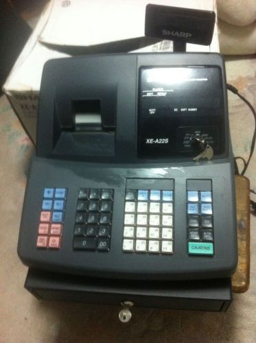 Sharp xe-a22s cash register with keys for sale