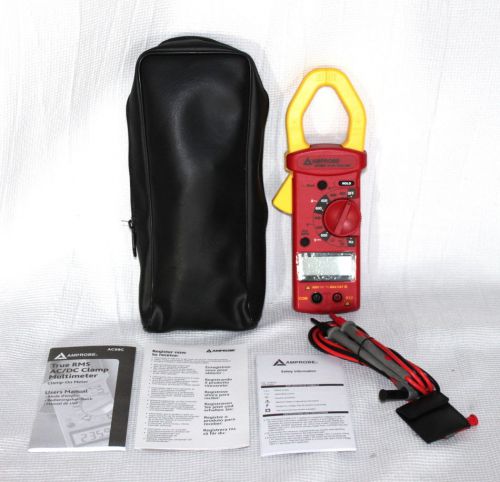 Amprobe acd-3300 ind digital clamp meter, 1000a, 750v, trms w/ case for sale