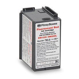 Pitney Bowes Red Ink Cartridge for DM100, DM200 Series