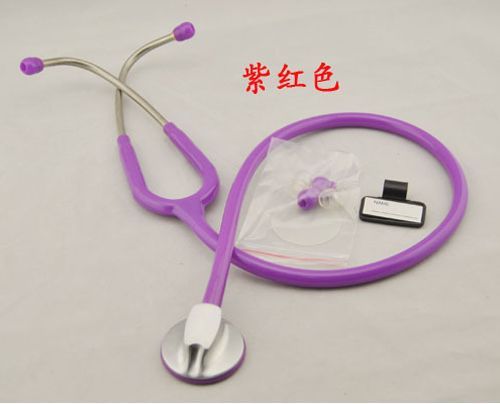 Adult and child zinc alloy single head stethoscope purple for sale