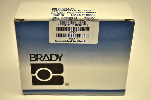 Brady tls2200/tls pc link portable thermal  printer ribbon  cat.# r6210 for sale