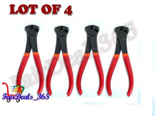 LOT OF 4PCS TOWER PINCER PLIER 9&#034; 225MM CUTTER NIPPER NAIL PULLER HOSE CLIP TOOL