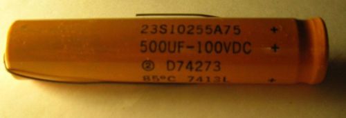 ELECTROLYTIC CAPACITOR  500UF100VDC  85C rating