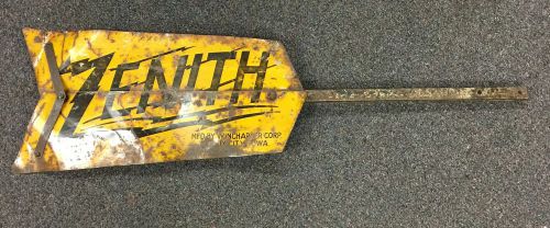 Scarce vintage zenith windcharger corp. - tail vane sign wind generator mounted for sale