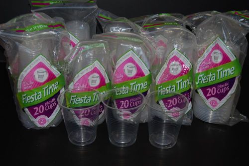 Lot Of 240ct Clear Disposable Cup Party Cups Plastic Picnic Birthday Party 12oz