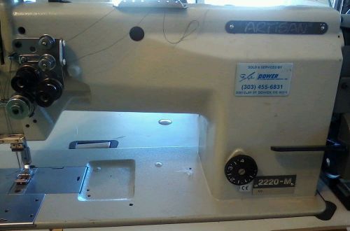 Artisan double needle sewing machine