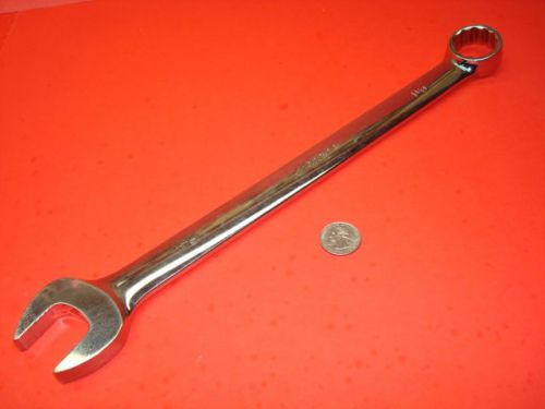 Snap on tools 1 1/8 inch standard combination wrench 15 1/2&#034; long part # oex36b for sale