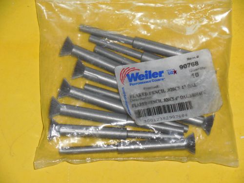 10 NEW 90768 WEILER FLARED PENCIL .020CS 4&#034; OAL , FREE SHIPPING!!!