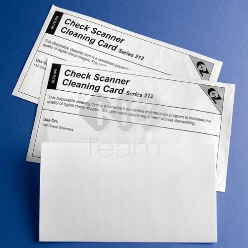 Check Scanner Cleaning Card (25 Cards)