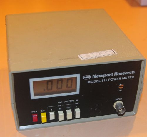 NRC Newport  815 Digital Photodetector/Optical Power Meter