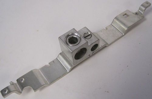 Ilsco Two-Hole Aluminum Mechanical Lug with Panel Box Mounting Strip D3567