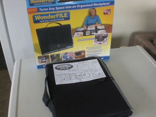 As Seen On TV WONDERFILE Portable Work Station Turns Any pace Into Workstation