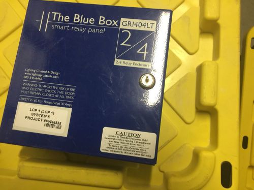 Lighting control &amp; design smart relay panel the blue box lt gr1404lt  w/4 relay for sale