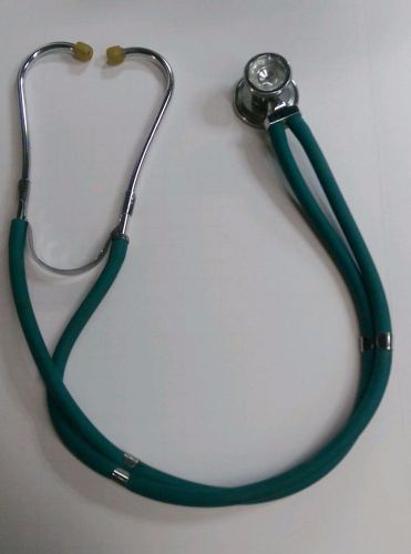 Pre-owned Japan Stethescope Green Tubing medicine,heart,doctor,EMT pre-med