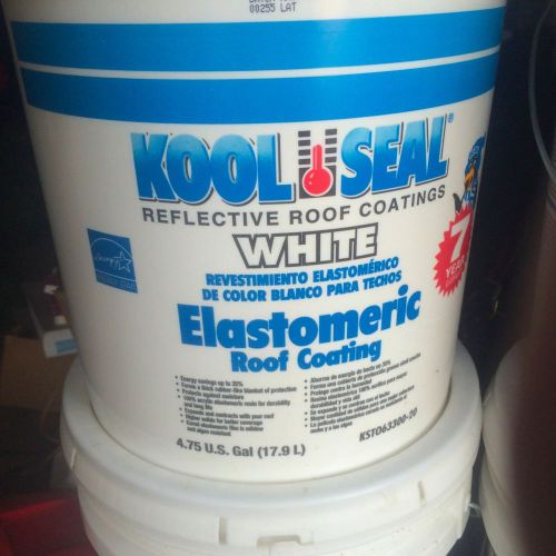 Kool Seal Reflective Elastomeric Roof Coating 4.75 gallons White
