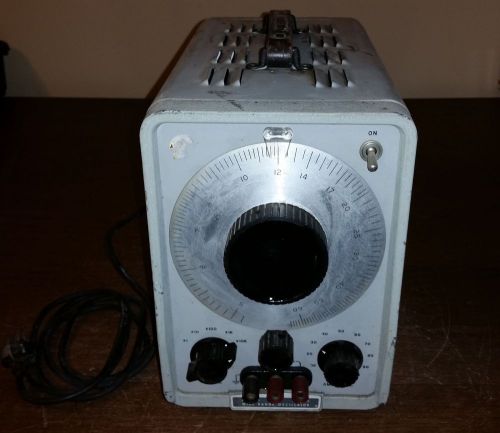Hewlett Packard 200CD Wide Range Oscillator Vacuum Tube Signal Generator Audio