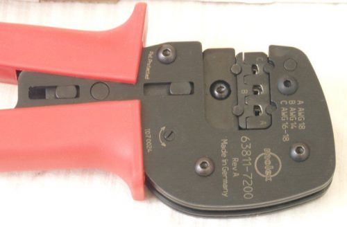 Molex 63811-7200 Crimpers HAND CRIMP TOOL Made In Germany