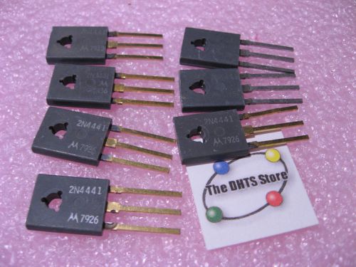 Qty 7 Motorola 2N4441 SCR Silicon Controlled Rectifier Transistor 8A 50V - NOS
