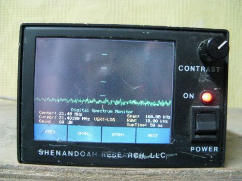 DSM 3000 21.4 MHz DIGITAL SPECTRUM MONITOR Shenandoah Research LLC