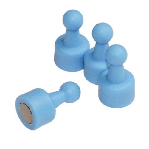CMS NeoPin® Magnetic Push Pins - MEDIUM BLUE 24-Count