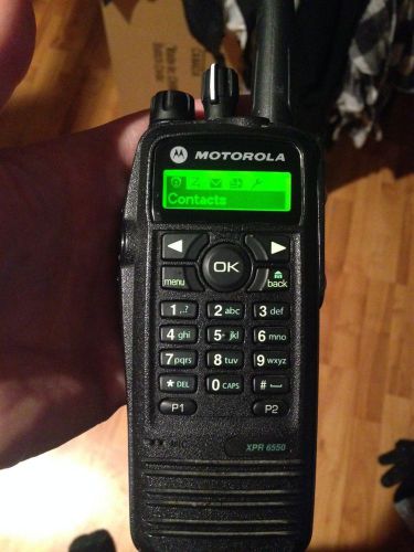 Motorola XPR 6550 ConnectPlus trunking and GPS 403-470MHz