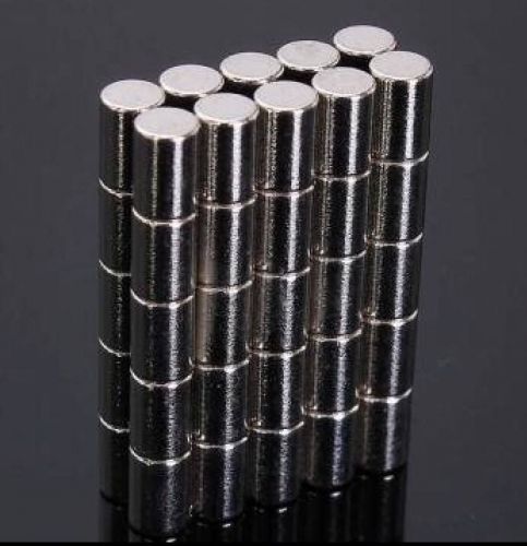 50 Strong N52 Neodymium Industrial   Cylinder Magnets 4 X 6 mm