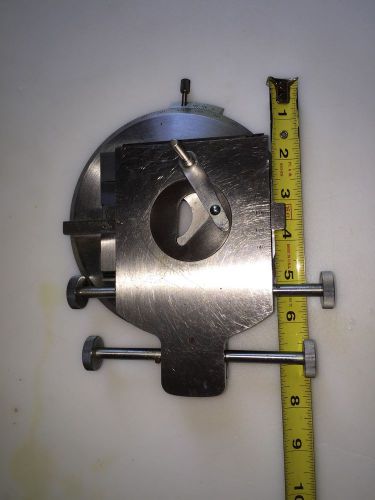 Precision Rotation Stage 6 inch, vintage from Bausch and Lomb metallograph