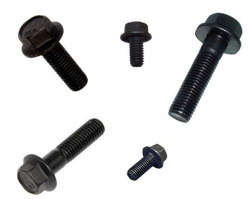 Flanged cap screw bolt, steel 10.9 metric, ft, m5 x 0.8 x 10 mm length, 100 pc for sale