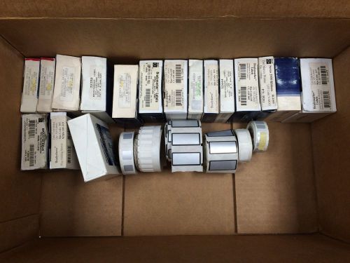 Brady Thermal Labels, NR, Various, Assorted, some used, Free Shipping