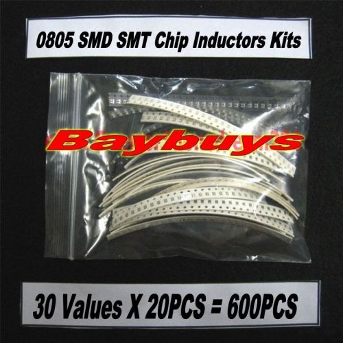 0805 SMD SMT Chip Inductors 30 Values Assorted Part Sample Kit NEW