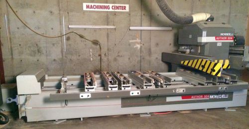 MORBIDELLI AUTHOR 504 CNC Wood Machining Center CNC ROUTER Working Condition