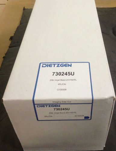 4 Rolls 24&#039;&#039; X 150&#039; InkJet Bond Plotter Paper